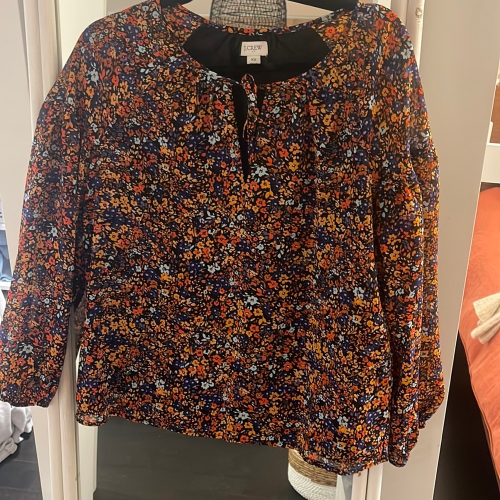 J crew long sleeve blouse size extra small